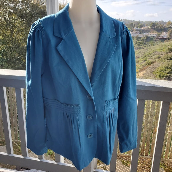 Cute Turquoise Jacket - Picture 4 of 13